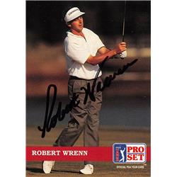 598196 Robert Wrenn Autographed Golf Card - PGA Tour, Wake Forest Deamon Deacons, SC - 1992 Pro Set No.101