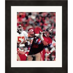 598376 Randy Cross Autographed 8 x 10 in. Photo - San Francisco 49ers - No.1 3X SB Champ Matted & Framed