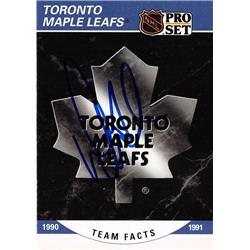 598406 Doug Gilmour Autographed Hockey Card - Toronto Maple Leafs Logo 67 - 1990 Pro Set No.583 -  Autograph Warehouse