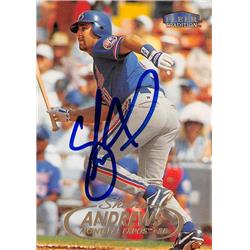 Shane Andrews autographed baseball card (Montreal Expos, SC) 1998 Fleer Tradition #529 - Baseball Slabbed Autographed Cards