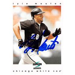 618707 Lyle Mouton Autographed Baseball Card - Chicago White Sox, SC - 1997 Score No.218