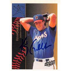 619493 Kevin Gallagher Autographed Baseball Card - 1995 Fleer Excel No.202 - Jackson Generals Astros Minor League