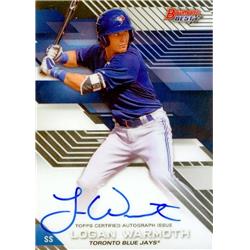 650285 Logan Warmoth Autographed Baseball Card - Toronto Blue Jays - 2017 Bowmans Best Rookie No.B17LW