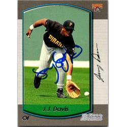 651553 J.J. Davis Autographed Baseball Card - Pittsburgh Pirates, FT - 2000 Bowman No.311