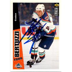 652097 Todd Bertuzzi Autographed Hockey Card - New York Islanders, FT - 1996 Upper Deck No.164