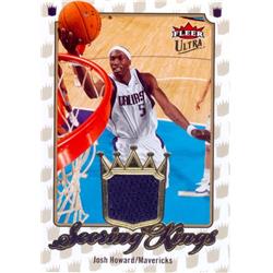 Josh Howard Player Worn Jersey Patch Basketball Card - Dallas Mavericks - 2007 Fleer Ultra No.SK15