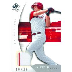 652799 Austin Kearns Player Worn Memorabilia Patch Baseball Card - Cincinnati Reds - 2005 Upper Deck No.48