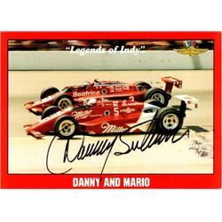 652833 Danny Sullivan Autographed Trading Card - Auto Racing, Nascar, SC - 1992 Legends of Indy No.76