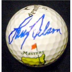 653115 Larry Nelson Autographed Golf Ball - PGA Golfer US Open Champion - with Display Cube
