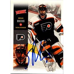 Brian Boucher Autographed Hockey Card - Philadelphia Flyers, FT - 2000 Upper Deck Victory No.172