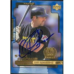 586036 Chad Hermansen Autographed Baseball Card - Pittsburgh Pirates - 1999 Upper Deck No.17