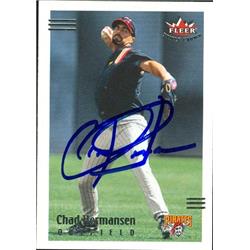 586046 Chad Hermansen Autographed Baseball Card - Pittsburgh Pirates - 2002 Fleer Triple Crown No.22