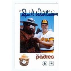 586232 Dick Williams Autographed Baseball Card - San Diego Padres - 1985 Padres Forest Service 67