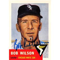 586571 Bob Red Wilson Autographed Baseball Card - Chicago White Sox - 1991 Topps Archives 1953 No.250