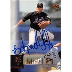 586699 Edgardo Alfonzo Autographed Baseball Card - New York Mets - 2001 Upper Deck No.223