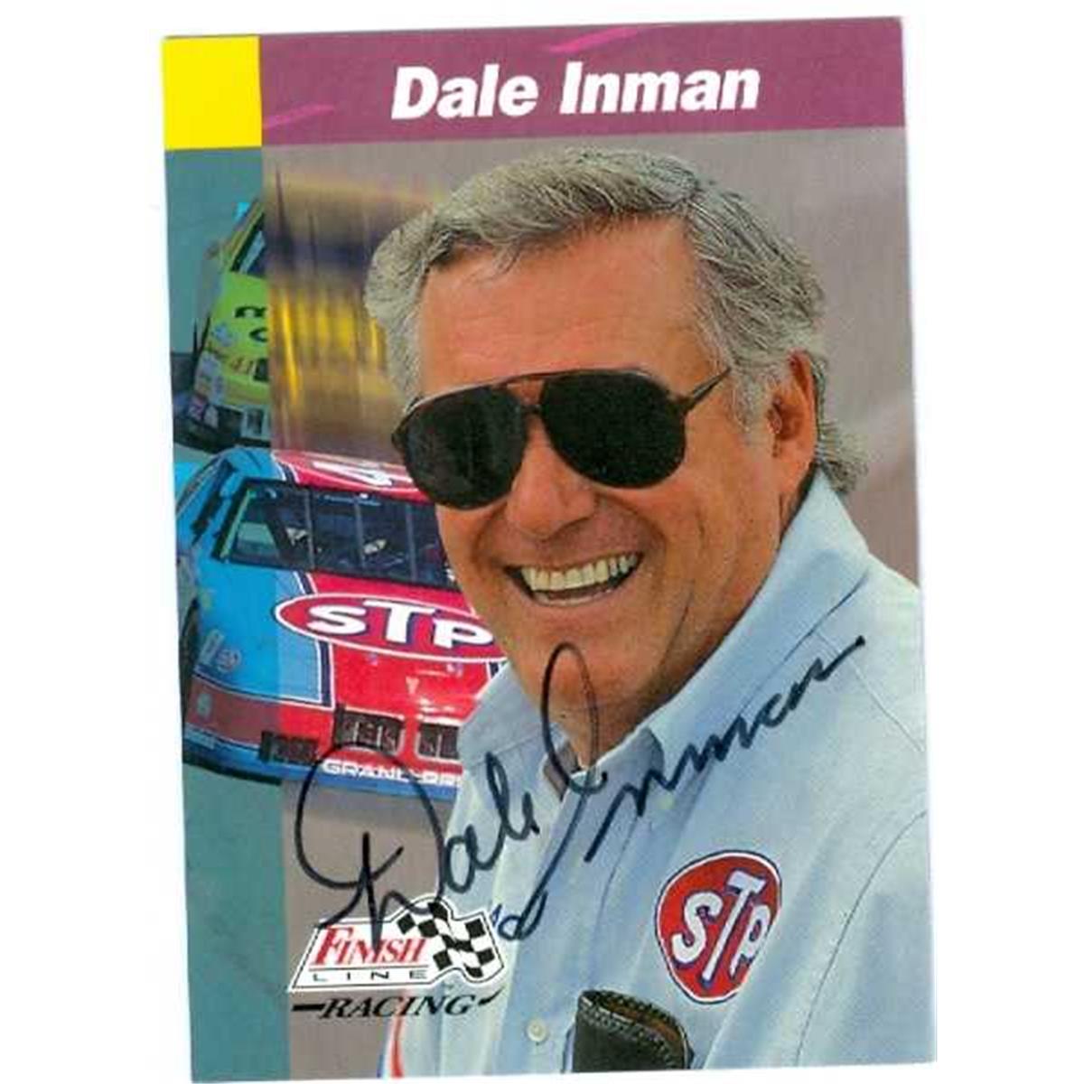 587181 Dale Inman Autographed Trading Card - Auto Racing - Finish Line