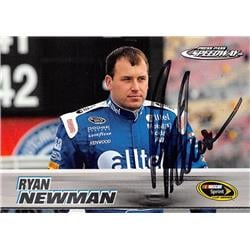 587284 Ryan Newman Autographed Trading Card - Auto Racing, Nascar - 2008 Press Pass Speedway No.19