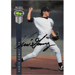 587352 Chris Gomez Autographed Baseball Card - Long Beach State University Dirtbags Detroit Tigers - 1992 Classic Draft Pick No.287