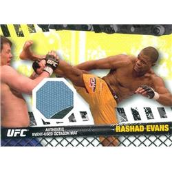 Picture of Autograph Warehouse 587485 Rashad Evans Event Used Octagon Mat Patch Trading Card - UFC, Ultimate Fighting Championship - 2010 Topps No.FMRE