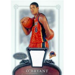 Picture of Autograph Warehouse 587572 Patrick O Bryant Player Worn Jersey Patch Basketball Card - Golden State Warriors - 2007 Bowman Sterling No.66