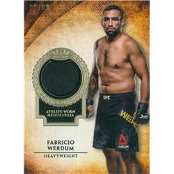 Picture of Autograph Warehouse 587619 Fabricio Werdum Fighter Worn Gear Patch Trading Card - UFC, Ultimate Fighting Championship - 2018 Topps Heavyweight No.TORFW LE 66-99