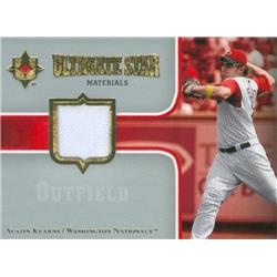 587669 Austin Kearns Player Worn Jersey Patch Baseball Card - Cincinnati Reds - 2007 Upper Deck Ultimate Star No.SMAK