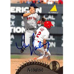 621303 Tim Naehring Autographed Baseball Card - Boston Red Sox, 67 - 1995 Pinnacle No.105
