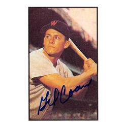 621534 Gil Coan Autographed Baseball Card - Washington Senators, 67 - 1953 Bowman No.34 1983 Reprint Series -  Autograph Warehouse