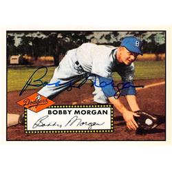 621550 Bobby Morgan Autographed Baseball Card - Brooklyn Dodgers, 67 - 1995 Topps Archives No.26 1952 Reprint No.355 -  Autograph Warehouse