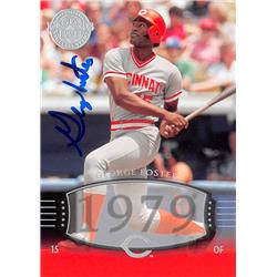 622044 George Foster Autographed Baseball Card - Cincinnati Reds - 2004 Upper Deck Legends Timeless Teams No.167