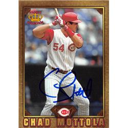 622084 Chad Mottola Autographed Baseball Card - Cincinnati Reds - 1997 Pacific No.GDF127
