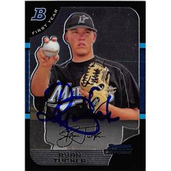 626096 Ryan Tucker Autographed Baseball Card - Florida Marlins - 2008 Bowman Chrome First Year Rookie No.BDP109