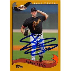 626681 Shawn Estes Autographed Baseball Card - San Francisco Giants - 2002 Topps No.167