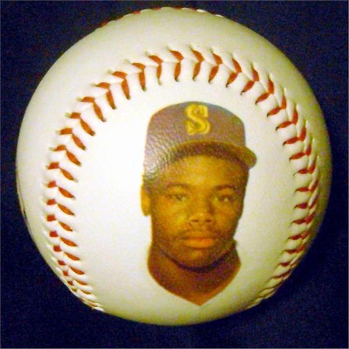 Picture of Autograph Warehouse 626949 Ken Griffey Jr. Commemorative Baseball - Seattle Mariners