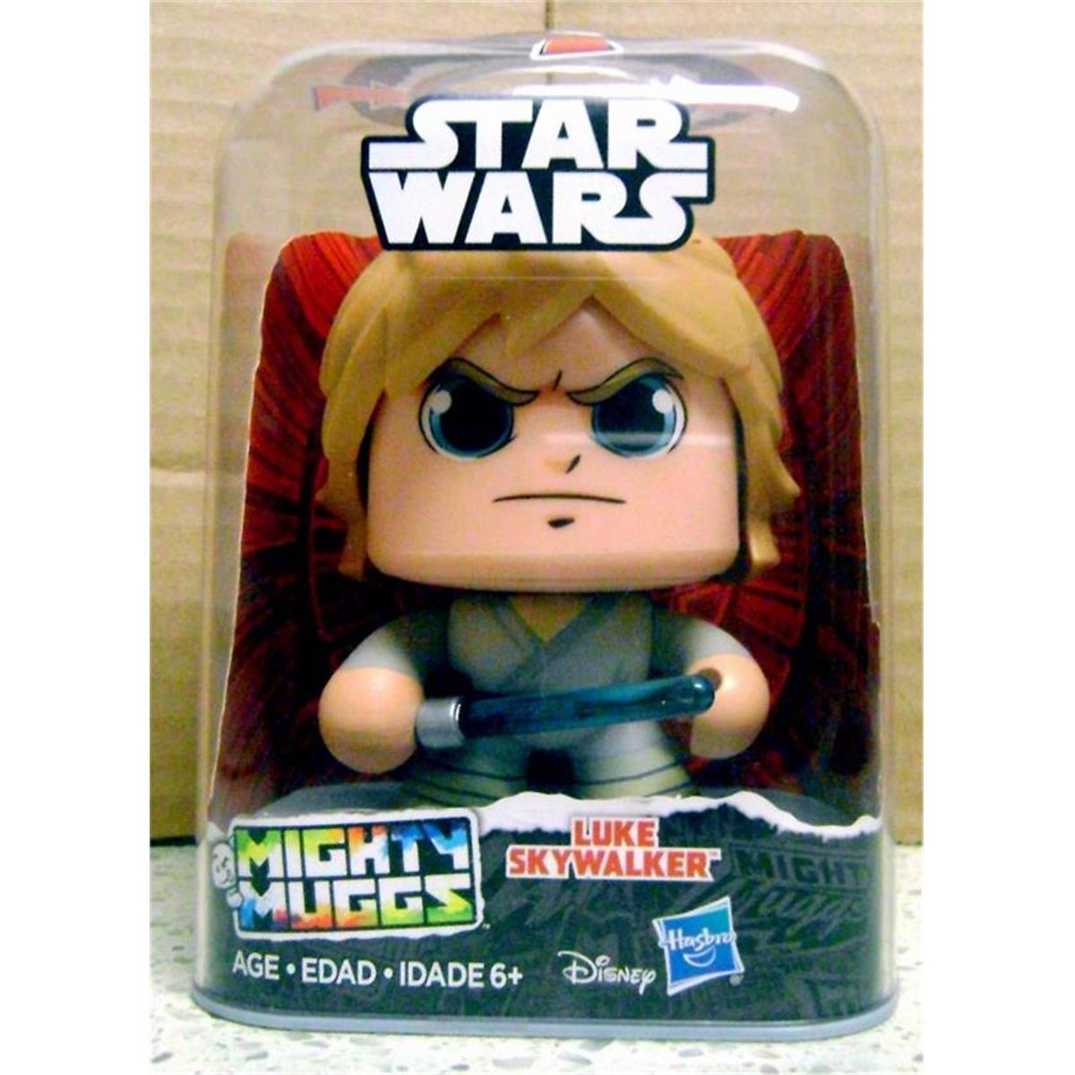Picture of Autograph Warehouse 637316 3 x 4 in. Luke Skywalker Star Wars Toy - Mighty Muggs 03 Hasbro Disney Nib Size