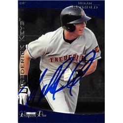 637723 Nolan Reimold Autographed Baseball Card - Baltimore Orioles, Frederick Keys - 2006 Tristar Prospect Plus Rookie No.75