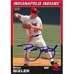 637786 Brian Bixler Autographed Baseball Card - Indianapolis Indians, Pittsburgh Pirates - 2007 Choice Rookie No.4