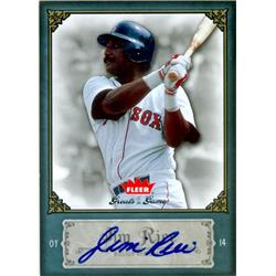 637967 Jim Rice Autographed Baseball Card - Boston Red Sox - 2006 Fleer Greats of the Game No.51
