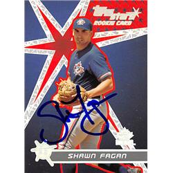 343727 Shawn Fagan Autographed Baseball Card - Toronto Blue Jays, FT - 2001 Topps Stars Rookie No.195