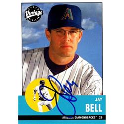 651039 Jay Bell Autographed Baseball Card - Arizona Diamondbacks, FT - 2001 Upper Deck Vintage No.222
