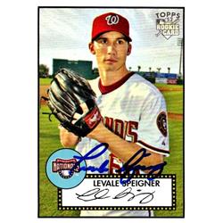 651276 Levale Speigner Autographed Baseball Card - Washington Nationals, FT - 2007 Topps 52 Rookie No.68