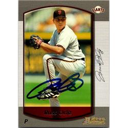 651447 Russ Ortiz Autographed Baseball Card - San Francisco Giants, FT - 2000 Bowman No.81