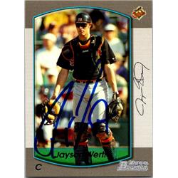 651460 Jayson Werth Autographed Baseball Card - Baltimore Orioles, FT - 2000 Bowman No.177