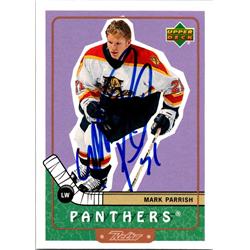651847 Mark Parrish Autographed Hockey Card - New York Islanders Ft - 1999 Upper Deck Retro No.36