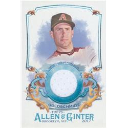 652710 Paul Goldschmidt Player Worn Jersey Patch Baseball Card - Arizona Diamondbacks - 2017 Topps Allen & Ginters No.FSRAPG
