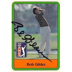 652874 Bob Gilder Autographed Golf Card - PGA Tour, Arizona State Sun Devils, SC - 1981 Donruss Rookie No.19