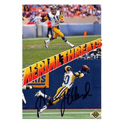 652984 Henry Ellard Autographed Football Card - Los Angeles Rams, SC - 1991 Upper Deck Aerial Threats No.30