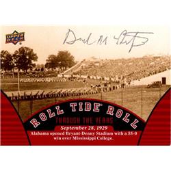653041 David Mcintyre Autographed Football Card - Alabama Crimson Tide, SC - 2012 Upper Deck Roll Ride Stadium No.89 Ballpoint -  Autograph Warehouse
