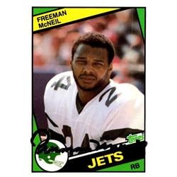 653064 Freeman Mcneil Autographed Football Card - New York Jets, SC - 1984 Topps No.152