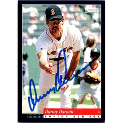 653379 Danny Darwin Autographed Baseball Card - Boston Red Sox, SC - 1994 Score No.192